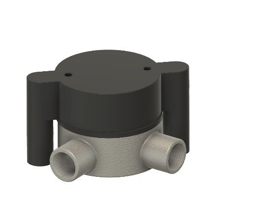 Main body fitted over the insert